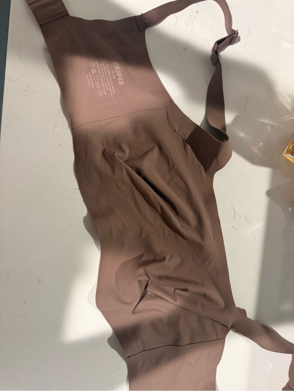 SKIMS Seamless Tan Brown Wireless Scoop Bralette - Picture 3 of 3